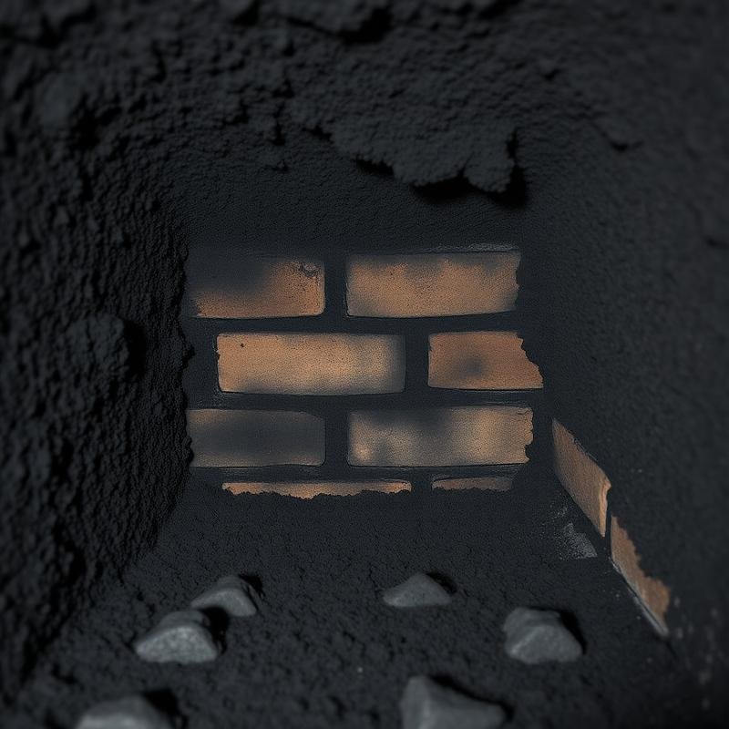 Chimney before cleaning by AMG